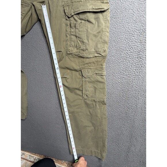 VTG Eddie Bauer Cargo Pants Military Baggy 90s Y2K USA 36x34 Preppy Old Money - Picture 15 of 16
